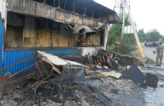 На привокзальной площади в Таразе прогремел взрыв