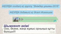 В шуточную переписку по WhatsApp казахстанских акимов вмешалась цензура