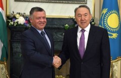 Королю Иордании приятно получать наставления от Президента Казахстана