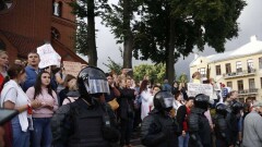 В Беларуси продолжаются акции протеста. Путин заявил, что готов направить в страну российских силовиков 