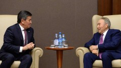 Назарбаев встретился с Жээнбековым в Баку