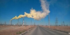 Экологи Атырауской области предъявили счёт "Тенгизшевройл" за жёлтый дым