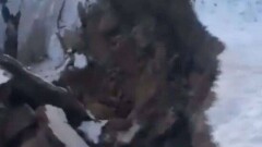 Из-за аварии на водопроводной сети в Алатауском районе Алматы образовался провал. Течь уже устранили