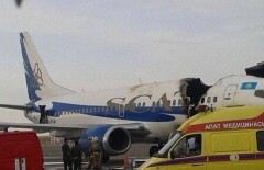 Стала известна причина возгорания самолёта SCAT в аэропорту Актау