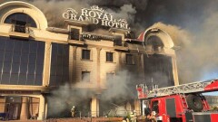 В Туркестане во дворе Royal grand hotel взорвалась трёхтонная газовая автоцистерна