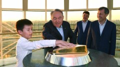 Назарбаев осмотрел достопримечательности Астаны в преддверии Дня столицы