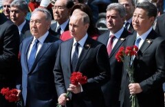 Назарбаев посетил Парад Победы в Москве
