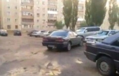 Машина без водителя совершила ДТП в Павлодаре