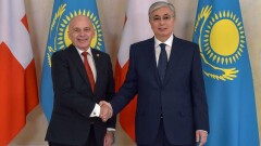 Касым-Жомарт Токаев провёл переговоры с президентом Швейцарии Ули Маурером в Акорде