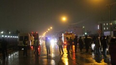Крупный пожар случился на рынке в Актау