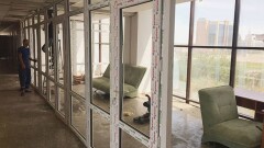 В здании УВД Атырау сделают прозрачные стены