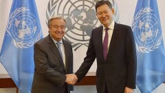 Постпред Казахстана вручил верительные грамоты Генеральному секретарю ООН