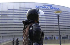 Беспрецедентные меры безопасности предприняты полицией на футбольном матче в Астане