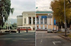 Фотографии старой Алма-Аты сравнили с современным городом