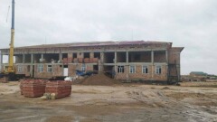 На станции Тонкерис строится новый детский сад