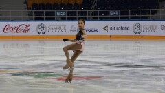 Фигуристка Элизабет Турсынбаева выиграла чемпионат Казахстана с гигантским отрывом