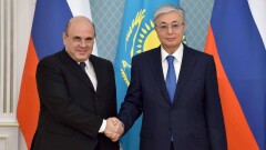 Токаев встретился с новым премьер-министром России Михаилом Мишустиным