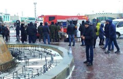 Стала известна причина массовой эвакуации людей на вокзале Астаны