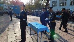 Около 600 воспитанников республиканских школ "Жас улан" приняли клятву