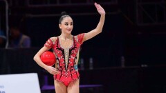 Юная казахстанка Алина Адильханова стала сильнейшей гимнасткой Азиады