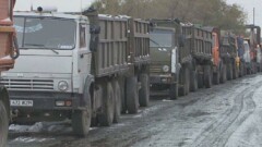 Сотни КамАЗов выстроились в очередь за углём в Караганде