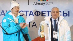 Доставку огня Универсиады-2017 в Алматы волонтёры сняли на видео