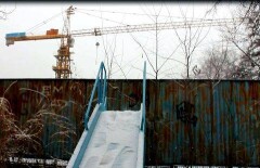 Акимат Алматы разрешил башенному крану работать над головами у детей