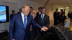 Нурсултан Назарбаев из Токио запустил завод в Алматы