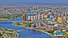Президент Татарстана открыл улицу Сююмбике в Астане