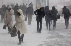 На большей части Казахстана ожидаются снег, метель и гололёд