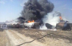 Подсчитано, сколько вагонов сгорело в Актюбинской области