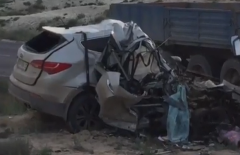 В Мангистау Hyundai влетел под КамАЗ, водитель погиб на месте