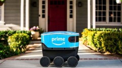 Amazon тестирует полевых роботов для доставки товаров клиентам