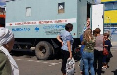 Домохозяек Кокшетау массово обследовали на рак груди