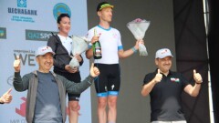 В соревнованиях по триатлону Ironman 70.3 Astana победил участник из Германии