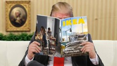 Немецкие дизайнеры нарисовали "Стену Трампа" в стиле чертежей IKEA