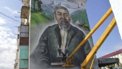 В честь великого Абая создали мурал в Ушарале