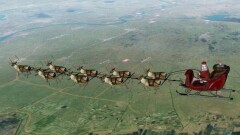 Санта-Клаус в 61-й раз начал новогоднее турне вокруг Земли
