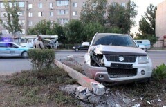 Автомобиль Генконсульства России в Уральске попал в ДТП 