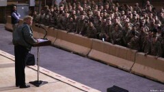 Трамп на военной базе в Ираке: США больше не будут играть роль мирового жандарма