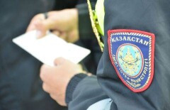 На три буквы послал полицейский водителя из Шымкента