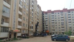 Ещё один дом накренился в алматинском микрорайоне "Алгабас"
