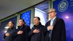 Токаев посетил матч между сборными Казахстана и России на "Астана Арене"