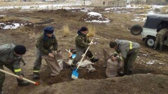 Река Базар вышла из берегов в Восточно-Казахстанской области