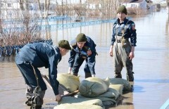 Село под Астаной в плену воды