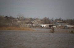 Село близ Астаны ушло под воду