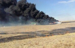 Гружёный бензином поезд сошёл с рельсов в Актюбинской области 