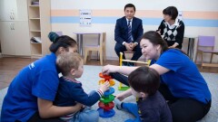 Аким Нур-Султана Алтай Кульгинов посетил аутизм-центр "Асыл Мирас" 