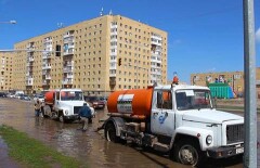 На месте затопления в Астане будут дежурить спасатели