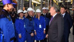 Назарбаев в Костанае рассказал историю возникновения казахстанского автопрома